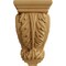 Ekena Millwork 3 1/2"W x 4"D x 7"H Small Acanthus Wood Corbel, Alder CORW03X04X07ACAL - alternate 3